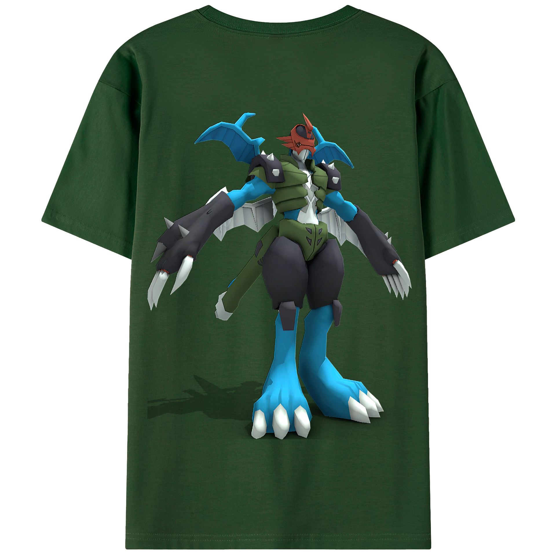 （画像用） Digimon デジタルモンスター/デジモン 綿100％半袖Tシャツ（背面プリント）